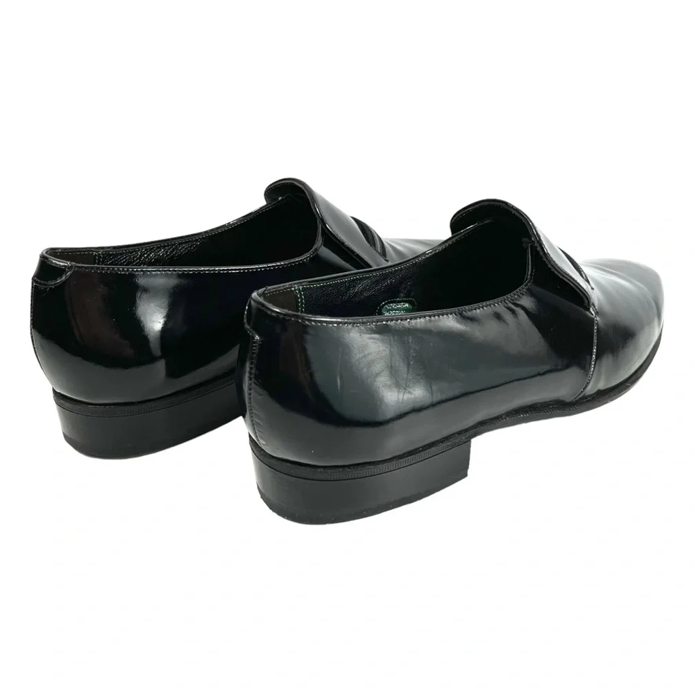 Florsheim Imperial | Men’s 7E | Black Patent Leather Slip On Loafer Shoes‎